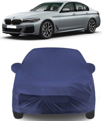 Gavya Car Cover For BMW 520i (With Mirror Pockets)(Blue)