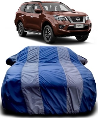 Zooper Car Cover For Nissan Terra (With Mirror Pockets)(Blue, Grey)