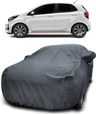 Gavya Car Cover For Kia Picanto (With Mirror Pockets)(Grey)