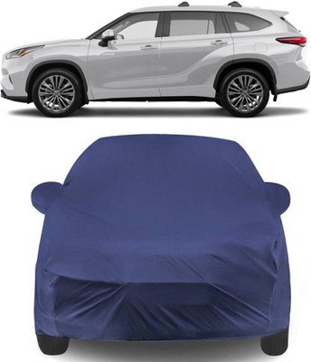Gavya Car Cover For Toyota Highlander (With Mirror Pockets)(Blue)