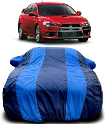 Gavya Car Cover For Mitsubishi Lancer (With Mirror Pockets)(Blue, Blue)