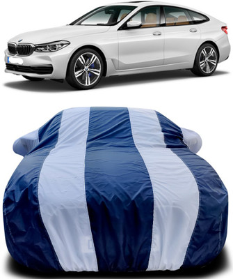 Gavya Car Cover For BMW 6 Series (With Mirror Pockets)(Blue, White)