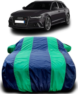 Gavya Car Cover For Audi RS6 (With Mirror Pockets)(Blue, Green)