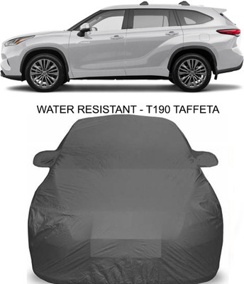 Gavya Car Cover For Toyota Highlander (With Mirror Pockets)(Grey)