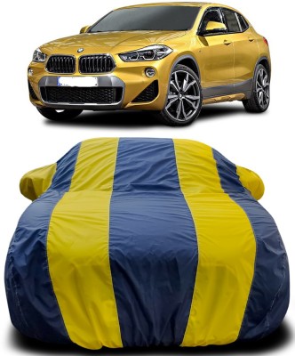 Gavya Car Cover For BMW X2 (With Mirror Pockets)(Blue, Yellow)