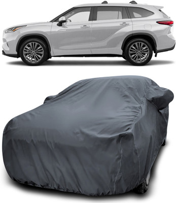 Gavya Car Cover For Toyota Highlander (With Mirror Pockets)(Grey)
