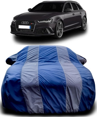 Gavya Car Cover For Audi RS6 (With Mirror Pockets)(Blue, Grey)