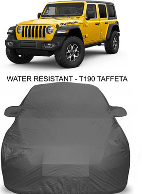 Gavya Car Cover For Jeep Wrangler (With Mirror Pockets)(Grey)
