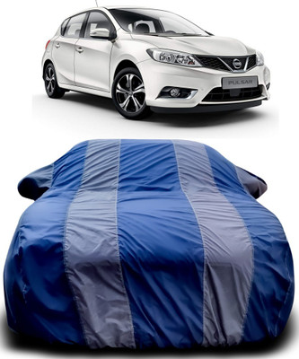 MoTRoX Car Cover For Nissan Pulsar (With Mirror Pockets)(Blue, Grey)