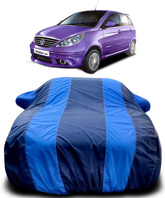 APNEK Car Cover For Tata Vista (With Mirror Pockets)(Blue, Blue)