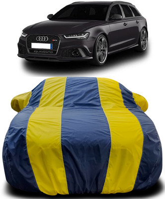 Gavya Car Cover For Audi RS6 (With Mirror Pockets)(Blue, Yellow)