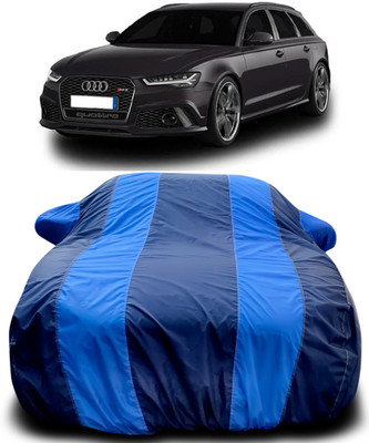 Gavya Car Cover For Audi RS6 (With Mirror Pockets)(Blue, Blue)