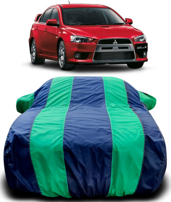 APNEK Car Cover For Mitsubishi Lancer (With Mirror Pockets)(Blue, Green)