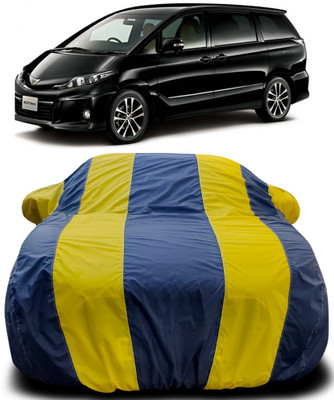 MoTRoX Car Cover For Toyota Estima (With Mirror Pockets)(Blue, Yellow)