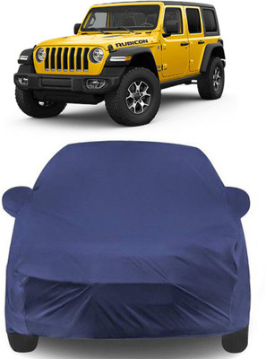 Elegance Car Cover For Jeep Wrangler (With Mirror Pockets)(Blue)