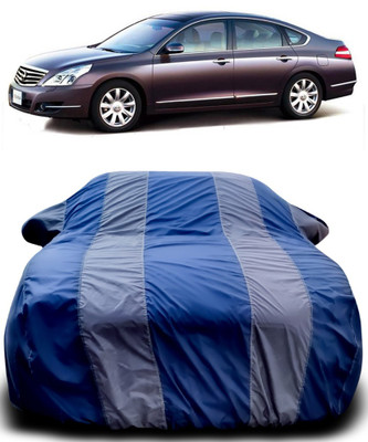 Gavya Car Cover For Nissan Teana (With Mirror Pockets)(Blue, Grey)