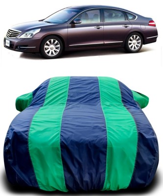 CoNNexXxionS Car Cover For Nissan Teana (With Mirror Pockets)(Blue, Green)