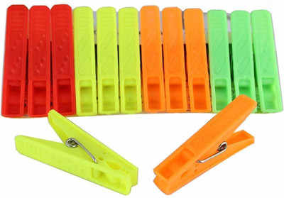 Sincoo PVCCL24 Plastic Cloth Clips(Multicolor Pack of 24)