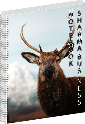 SHARMA BUSINESS HANDMADE A4 Notebook Ruled 200 Pages(Multicolor)