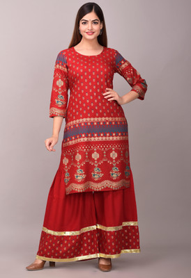 Royansh Women Kurta Sharara Set
