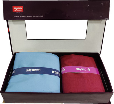 Raymond Cotton Blend Solid Shirt & Trouser Fabric