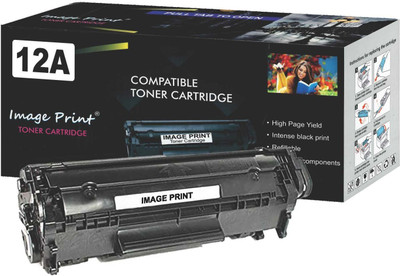 IMAGE PRINT Q2612A Toner Cartridge for HP Laserjet 1020,M1005,series (Pack of 1) Black Ink Toner