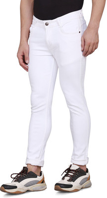 Vastrafy Slim Men White Jeans