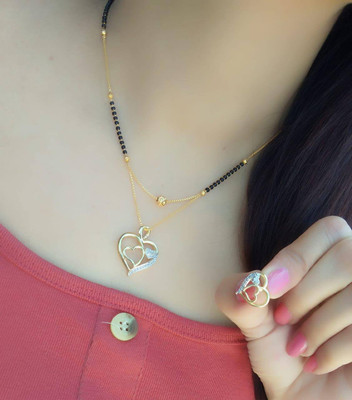 Pihoo Enterprise Alloy Gold-plated Gold Jewellery Set(Pack of 1)