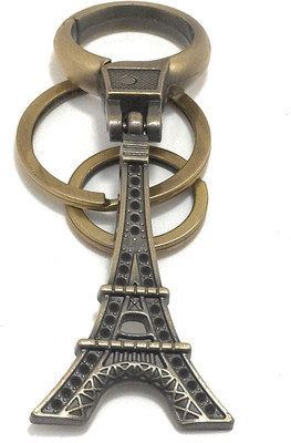 Key Era Eiffel Tower Key Holder Locking Hook Metal Keyring Key Chain