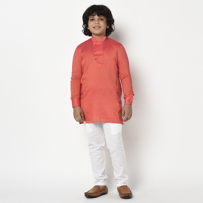 DEYANN Boys Festive & Party Kurta and Pyjama Set(Multicolor Pack of 1)