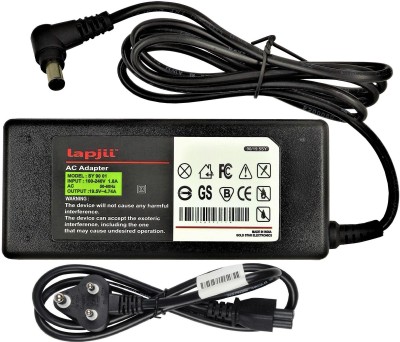 LAPJII Adapter Charger for Sy Vio PCG R505 Series Laptops of 90w 19.5V 4.74A Pin 6.5x4.4 Watts 90 W Adapter(Power Cord Included)