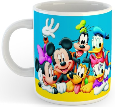 P89M Friends Mickey Mouse Club Cartoon Coffe (5009) Ceramic Coffee Mug(330 ml)