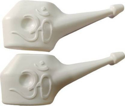 YOGSADHAK Plastic White Neti Pot(250 ml)