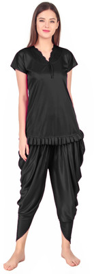mysie Women Solid Multicolor Top & Pyjama Set