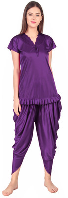 mysie Women Solid Multicolor Top & Pyjama Set