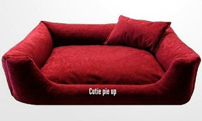 Cutie Pie Up R-8090404 XL Pet Bed(Red)