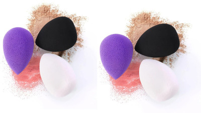 J & F Make up Sponge Puff pack of 6