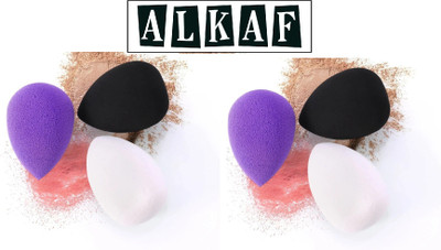 Alkaf 6 Pc Make up Sponge puff / Blender Puff