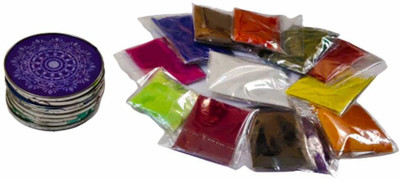 Avanti Creation Pack of 5 Rangoli Powder(Multicolor)