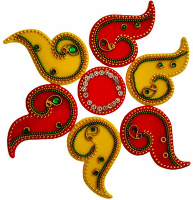 Avanti Creation Pack of 7 Rangoli Powder(Multicolor)