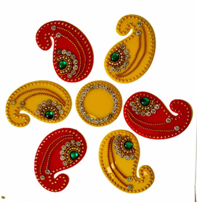Avanti Creation Pack of 7 Rangoli Powder(Multicolor)