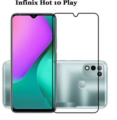 ROYALBASE Edge To Edge Tempered Glass for INFINIX HOT 10 PLAY(Pack of 1)