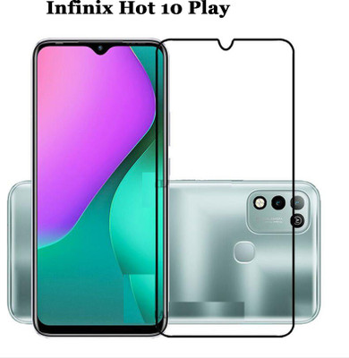 ROYALBASE Edge To Edge Tempered Glass for INFINIX HOT 10 PLAY(Pack of 1)