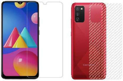 Firstkart Front and Back Tempered Glass for Samsung F02s(Pack of 2)