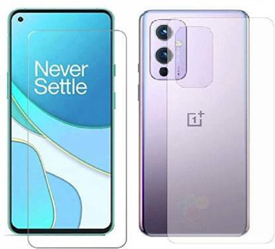 Firstkart Front and Back Tempered Glass for OnePlus 9(Pack of 2)