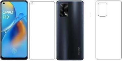 Firstkart Front and Back Tempered Glass for Oppo F19(Pack of 2)