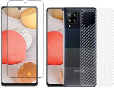 Firstkart Front and Back Tempered Glass for Samsung F12(Pack of 2)