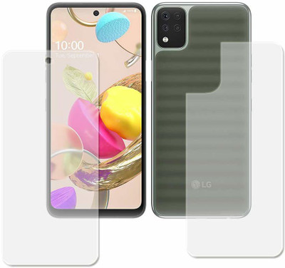 PR SMART Front and Back Tempered Glass for LG K42(Pack of 2)