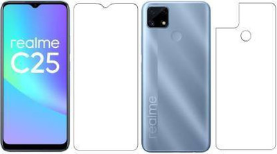 Firstkart Front and Back Tempered Glass for Realme C25(Pack of 2)