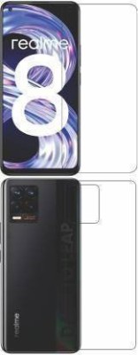 Firstkart Front and Back Tempered Glass for Realme 8(Pack of 2)